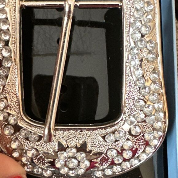 Nocona Women’s Silver Ornate Belt Buckle New - Picture 2 of 5